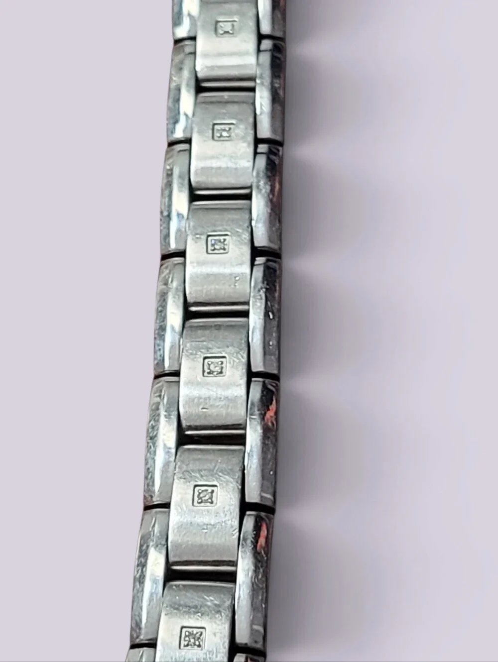 Men's 8.5 In Stainless Steel Silver-Tone Link Bracelet
